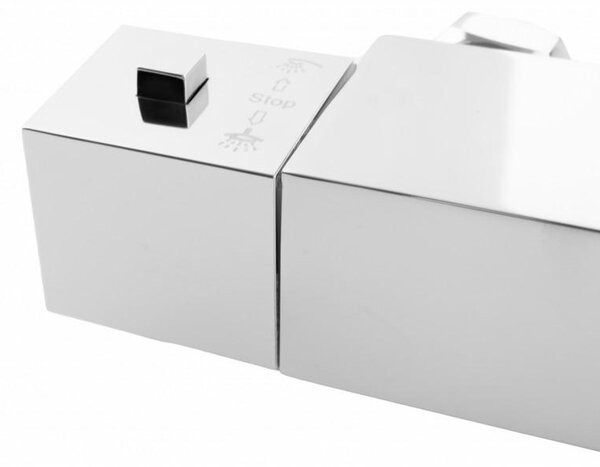 Erga Erga, falra szerelhető termosztatikus zuhanycsaptelep, króm, ERG-YKA-BW.GB-THERM-CHR