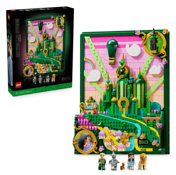 LEGO® Wicked Emerald City fali dekoráció (75685)