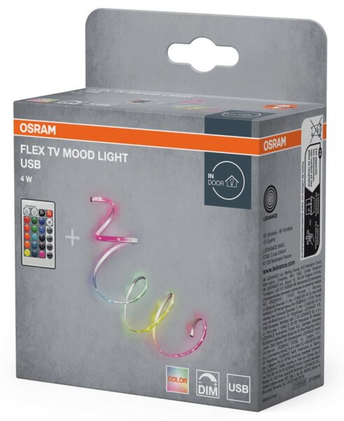 Osram Flex TV Mood Light RGB LED szalag távirányítóval 1,5m