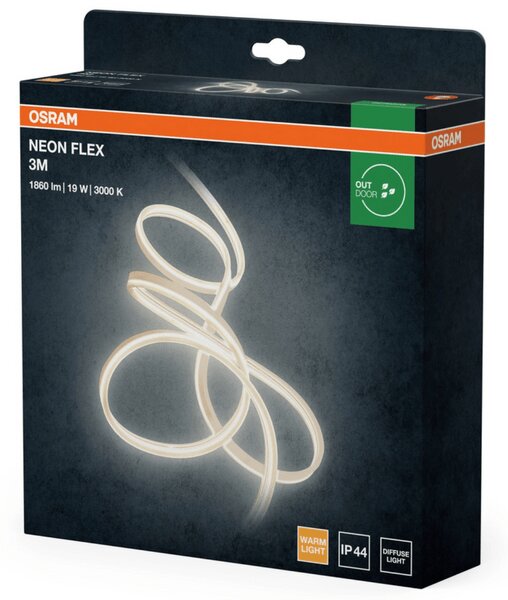 Osram Neon Flex IP44 3M 830 - Dekoratív melegfehér LED szalag, kültéri