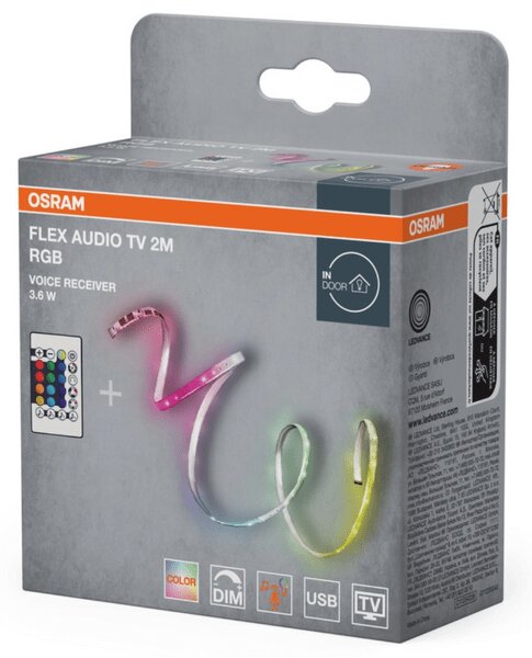 Osram Flex Audio TV Voice Receiver 2M RGB USB-csatlakozású LED szalag