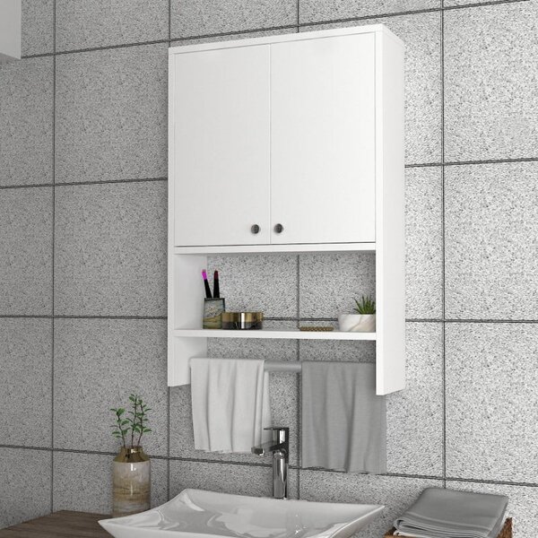Vira fehér fürdőszoba szekrény 59 x 90 x 19 cm