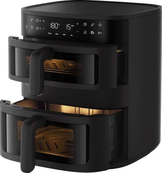Electrolux EAFD11B 800 Dual Airfryer, fekete