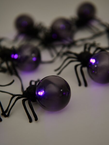 Sinsay - Halloween LED girland pókmintával - fekete
