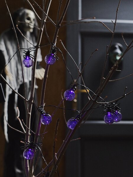 Sinsay - Halloween LED girland pókmintával - fekete