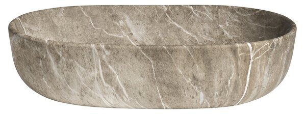 Sapho Sapho, CALEO kerámia pultra szerelhető mosdó 60x42cm, breccia márvány, CA590BM