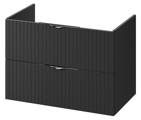 Cersanit Tirso, fali mosdószekrény 794x447x572 mm, matt fekete, S1017-011
