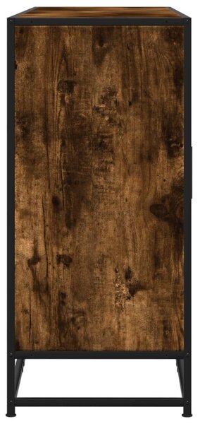 VidaXL füstös tölgy színű szerelt fa tálalószekrény 134 x 35 x 76 cm