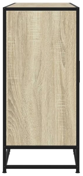 VidaXL sonoma tölgy színű szerelt fa tálalószekrény 134 x 35 x 76 cm