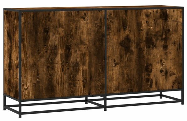 VidaXL füstös tölgy színű szerelt fa tálalószekrény 134 x 35 x 76 cm