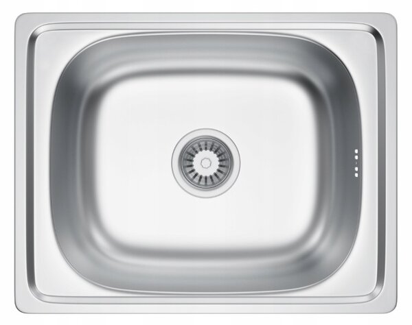 Erga HD, 1 rekeszes acél mosogató 460x410x160 mm, MicroDekor felület, ERG-MLS-HD4641D