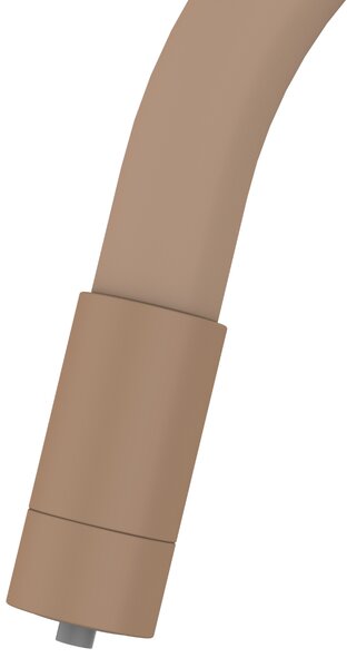 Invena Magic, álló mosogatócsaptelep flexibilis karral és ivóvízszűrővel, matt bézs, INV-BZ-02-F03-V