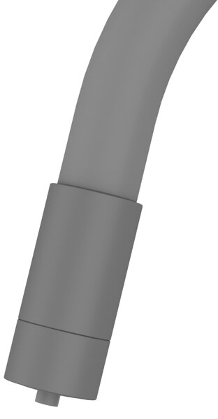 Invena Magic, álló mosogatócsaptelep flexibilis karral és ivóvízszűrővel, matt szürke, INV-BZ-02-F05-V