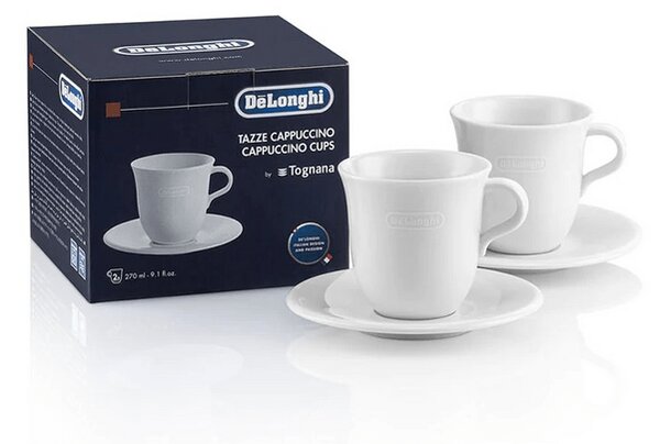 De'Longhi DLSC309 Tognana cappuccino csésze szett, Fehér
