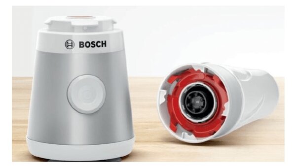 Bosch MMB2111T VitaPower turmix kulaccsal 450 W, Ezüst