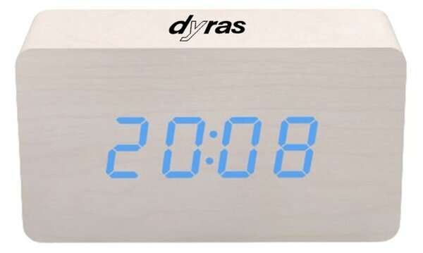 Dyras ALCL-002WH Ébresztőóra, fehér
