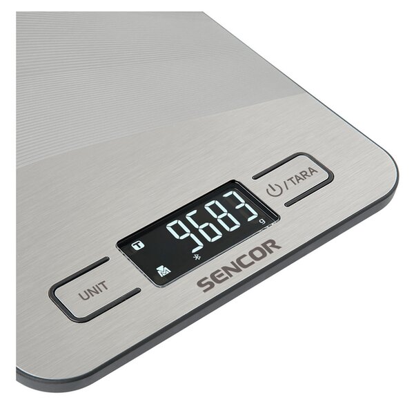 Sencor SKS 8080 Smart konyhai mérleg, szürke