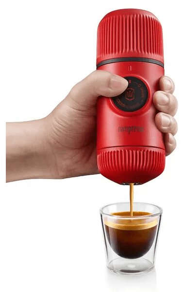 Wacaco Nanopresso Petrol Hordozható kávéfőző, piros