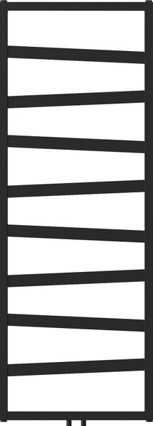 Mexen, Mexen Zoom dekoratív fürdőszobai radiátor 1430 x 530 mm, 477 W, fekete - W130-1430-530-00-70