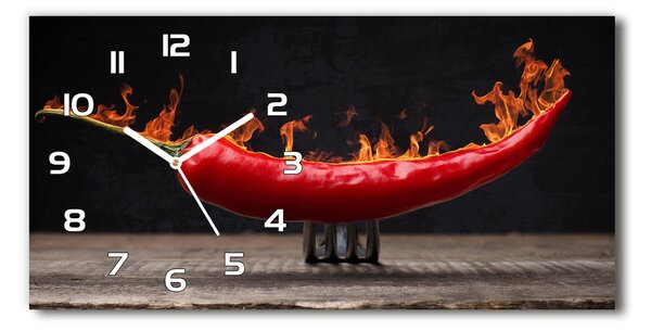 Üvegóra vízszintesen Csili paprika