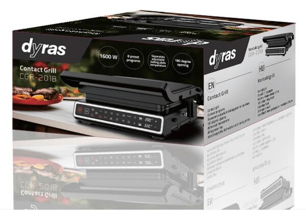 Dyras CGR-201B Digitális kontaktgrill