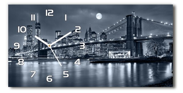Négyszögletes üvegóra vízszintesen Manhattan new york city