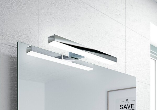 Sapho Sapho, VERONICA 2 LED lámpa, 8 W, 300x25x83 mm, IP44, króm, E26698CI