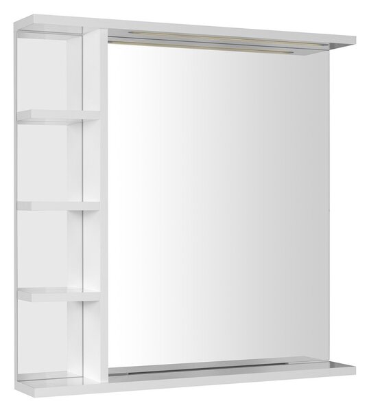 Aqualine Aqualine, KORIN STRIP tükör LED világítással és polcokkal 70x70x12cm, KO360S