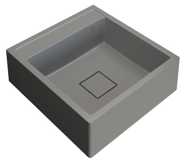 Gamma Farmerski, 1 rekeszes gránit mosogató 600x630x210 mm, szürke, GMA-ZLE000212