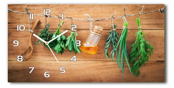 Üvegóra vízszintesen Herbs egy húr