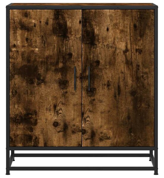 VidaXL füstös tölgy színű szerelt fa tálalószekrény 68 x 35 x 76 cm