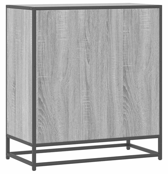 VidaXL szürke sonoma színű szerelt fa tálalószekrény 68 x 35 x 76 cm