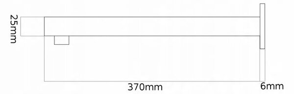 Gamma Gamma, rejtett kar 40cm, matt arany, GMA-RAM-D-LP03-BGD