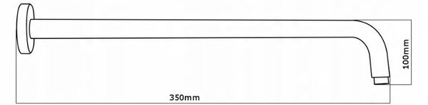 Gamma Gamma, rejtett kar 35 cm, matt arany, GMA-RAM-D-LP05-BGD