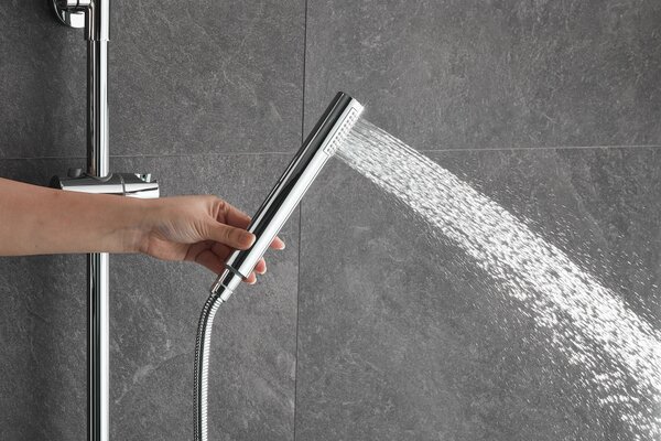 Gamma Roy, zuhanyszett termosztátos keverőcsappal, króm, GMA-BRYPZNT-CH