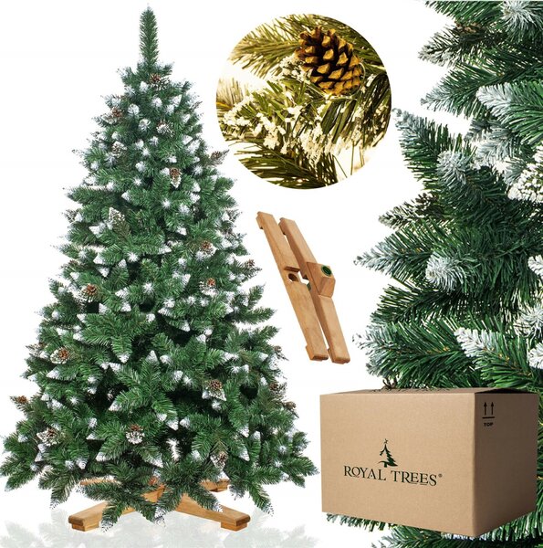 Springos gyémánt műfenyő 240cm