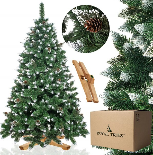 Springos gyémánt műfenyő 240cm
