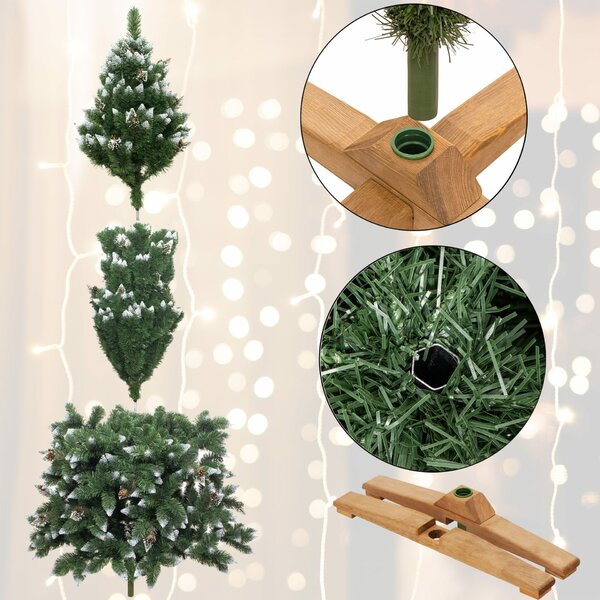 Springos gyémánt műfenyő 240cm