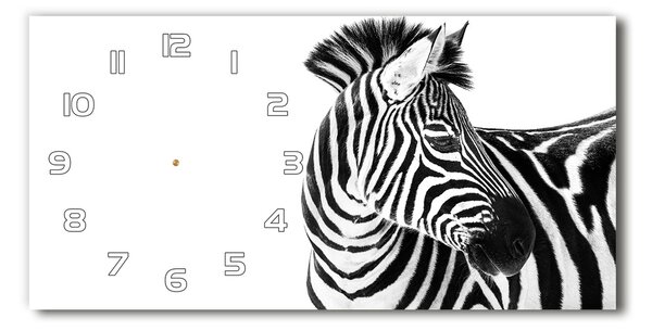 Vízszintes üvegóra Zebra hó
