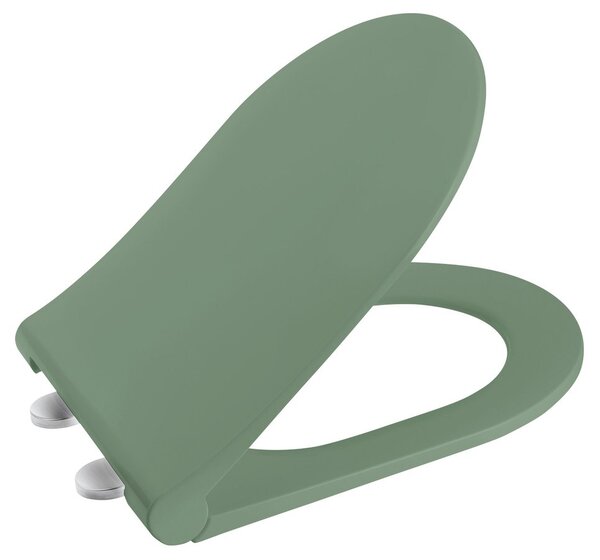 Sapho Sapho, BRILLA WC-ülőke, SLIM, lágyan záródó, zöld matt, 100787-128