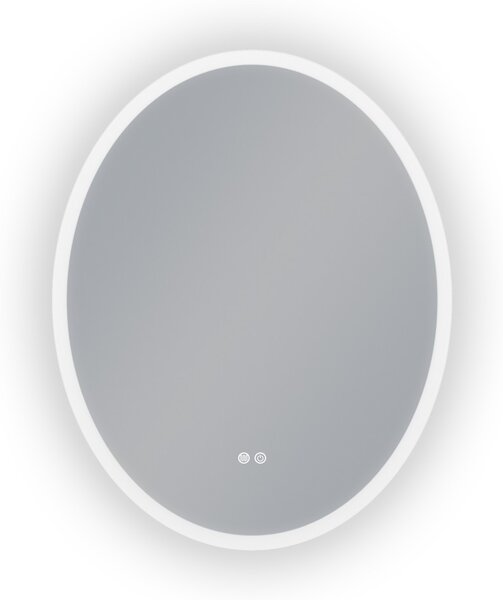 Erga Paola, ovális LED tükör 80x100cm, 2645 lm, 3 fényszín, első és hátsó világítás, ERG-V01-302-1080-00