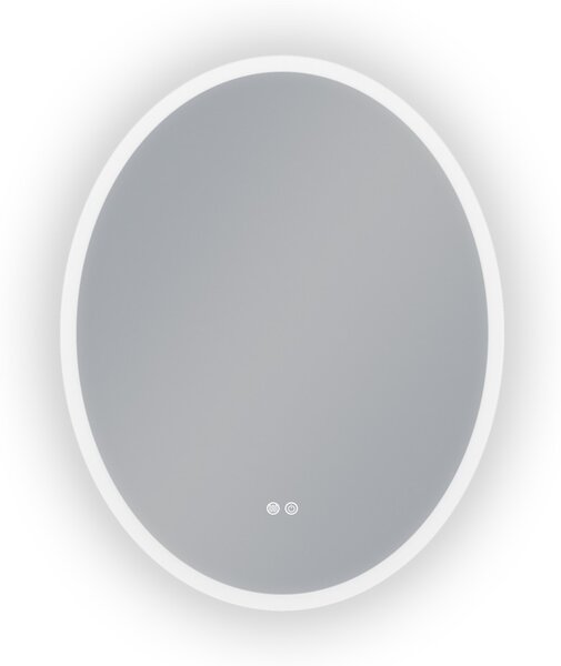 Erga Paola, ovális LED tükör 80x120cm, 2990 lm, 3 fényszín, első és hátsó világítás, ERG-V01-302-1280-00
