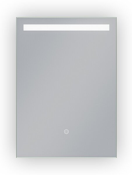 Erga Scarlet, téglalap alakú LED tükör 50x70cm, 345 lm, 3 fényszín, elölről választható világítás, ERG-V01-128-5070-00
