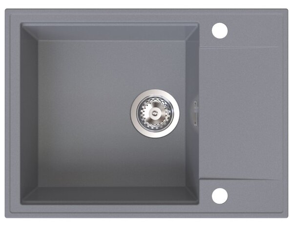 SINK Quality Quality Sink55 gránit mosogató, 620x460x215 mm, szürke, SKQ-SINK.D.1KKO