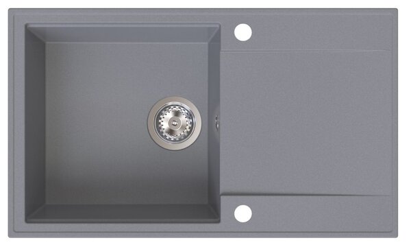 SINK Quality Quality Sink55 mosogató, gránit konyhai mosogató 780x460x215 mm, szürke, SKQ-SINK.D.1KDOL