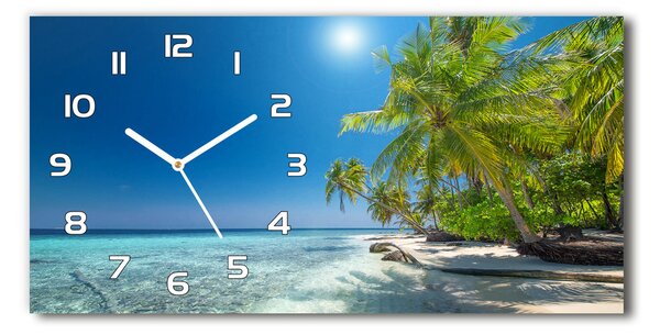 Üvegóra vízszintesen Maldív-szigetek strand