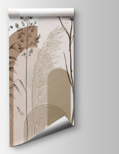 Fotótapéta A természet eleganciája a minimalista designban, Akvarell fotótapéta, Népszerű fotótapéta, w08665 - Tapeko.hu