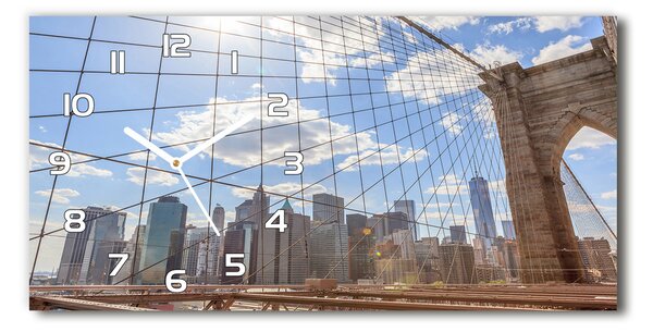 Négyszögletes üvegóra vízszintesen A legtöbb new york