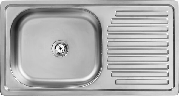 Kuchinox Trafis, 1 rekeszes rozsdamentes mosogató 750x400x150 mm, acél, LAV-SKN_011T