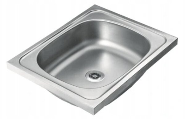 Kuchinox EKO, 1 rekeszes rozsdamentes mosogató szekrényhez 500x400x150 mm, acél, LAV-SKE_010T